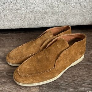 Steve Madden Men's Tan Suede Leather Loafers Lost Size 10.5